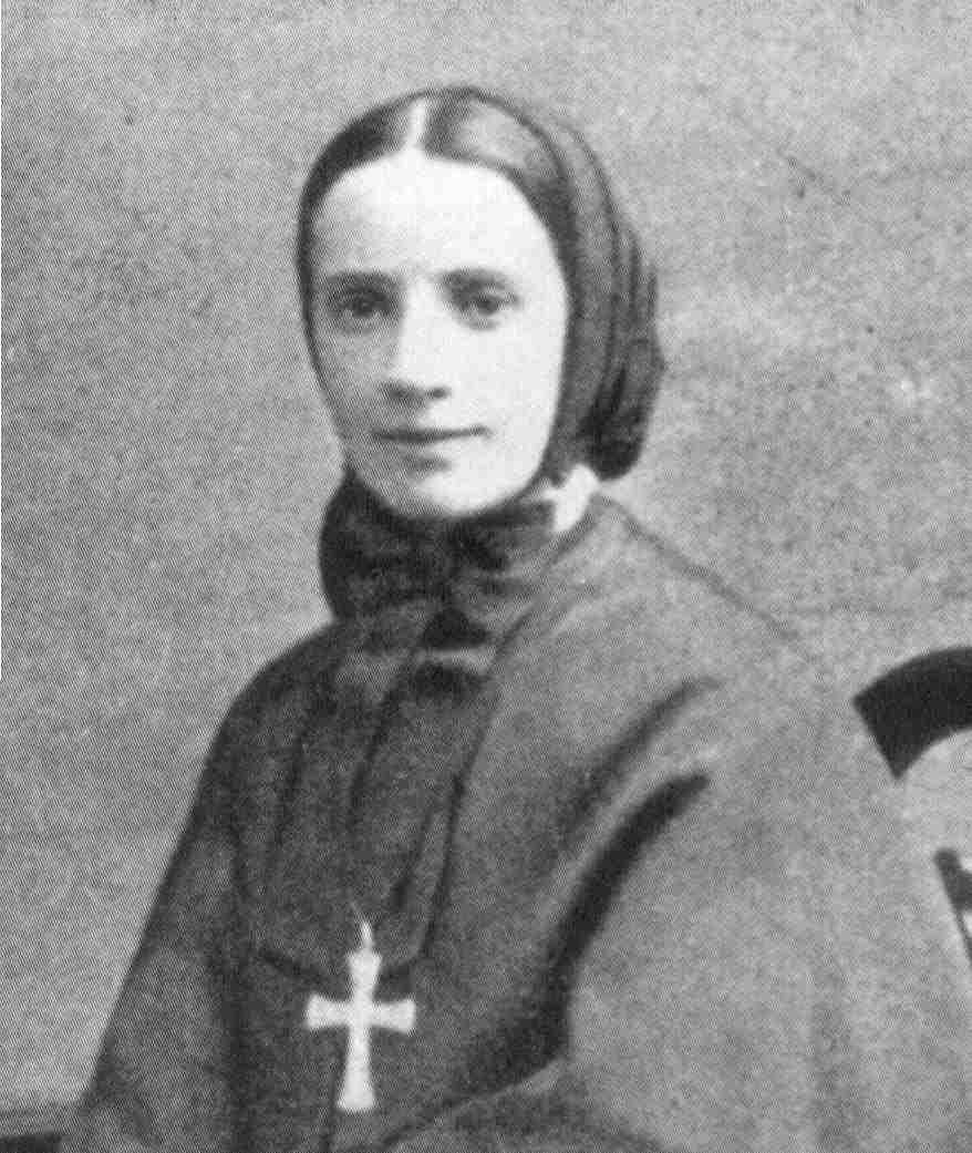 Frances Xavier Cabrini, c. 1900 — first American citizen canonized as a saint by the Catholic Church. Public domain, Wikimedia Commons.