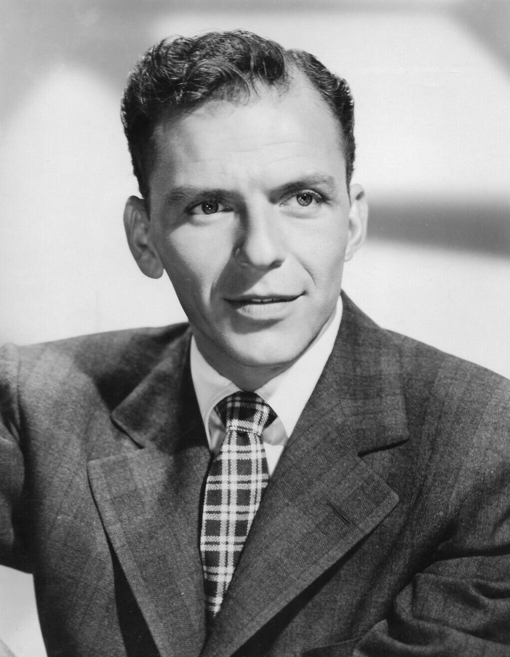 Frank Sinatra, MGM publicity portrait, 1942. George Hurrell for MGM. Public domain.