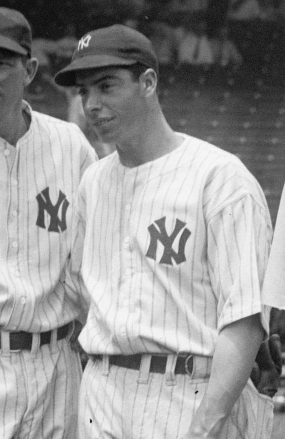 Joe DiMaggio, 1937 MLB All-Star Game. Harris & Ewing / Library of Congress. Public domain.