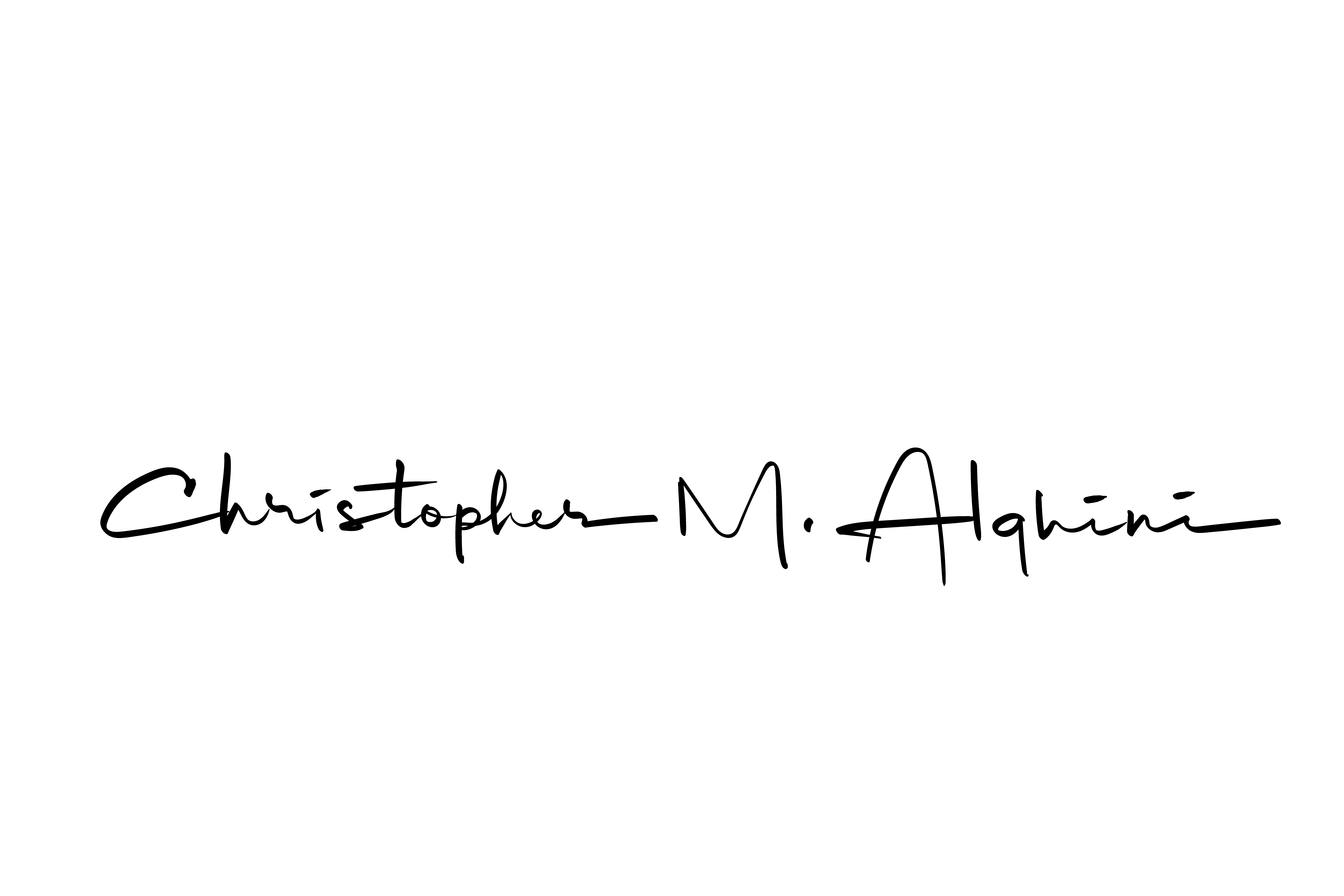 Christopher M. Alghini — supplied public signature